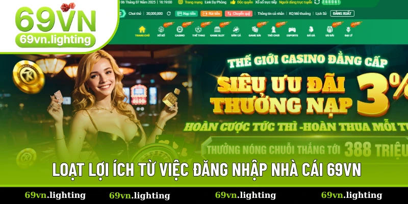 Những ưu điểm bạn sẽ được nhận lại khi đăng ký 69VN xong Những ưu điểm bạn sẽ được nhận lại khi đăng ký 69VN xong