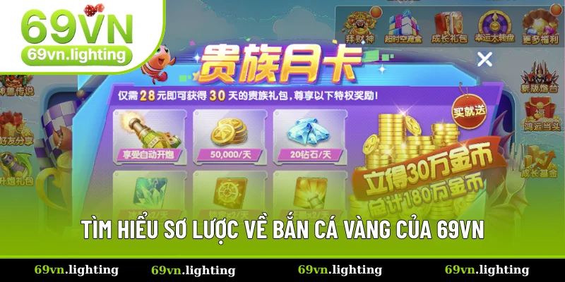 Giới thiệu về trò chơi bắn cá Vàng 