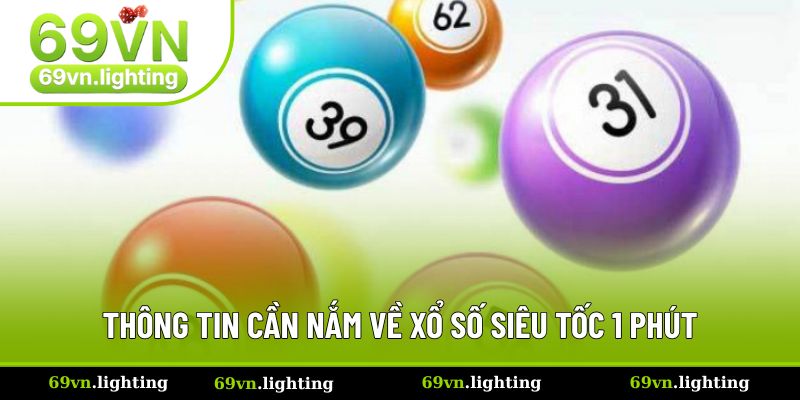 Thông tin cần nắm về xổ số siêu tốc 1 phút Thông tin cần nắm về xổ số siêu tốc 1 phút